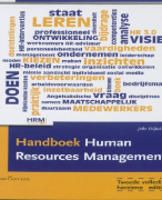 Samenvatting Handboek Human Resources Management