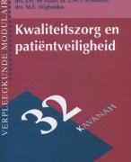 Kwaliteitszorg en Patiëntveiligheid ~ H1 en H2