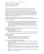 Samenvatting kennistoets 3.1 en 3.2