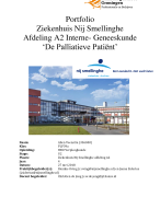 U2 stage portfolio 'De Palliatieve Patient' 