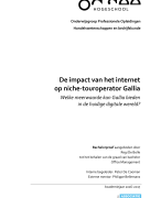 Bachelorproef voorbeeld - De impact van het internet op niche-touroperator Gallia