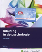 Samenvatting Inleiding in de psychologie