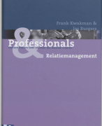 Samenvatting Professionals & Relatiebeheer