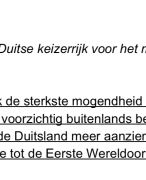 Samenvatting geschiedenis HAVO Het Duitse Keizerrijk