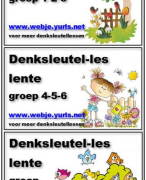 Denksleutellessen Lente -  groep 1-8