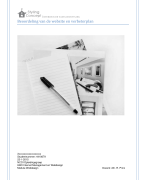Verbeterplan voor een website; cijfer 8  