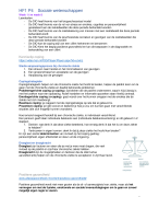 Voeding en Dietetiek - Hoofdfase 1 P4 Samenvatting Sociale wetenschapping 2017 - 2018
