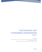 Functieherstel met uitneembare voorzieningen