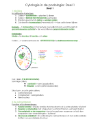 Samenvating cytologie in de podologie