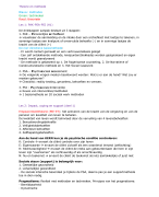 Theorie en Methoden - samenvatting