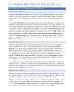 Summary History of Philosophy 3