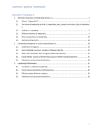 volledige samenvatting general framework + eigen notities + alle verplichte artikels zijn er in verwerkt
