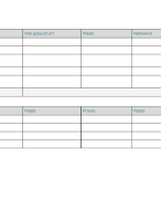 Schema's Voeding & Metabolisme - Leeg & Ingevuld