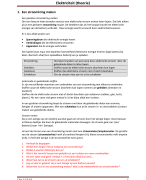 Samenvatting - Natuur- en Scheikunde (NASK - NOVA) - HAVO/VWO 2 - Hoofdstuk 5 - Elektriciteit (theorie)