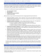 IBSCM Summary Articles + Lecture notes