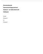 Software Bot Samenwerkingscontract Format