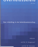 Samenvatting Overheidsbeleid