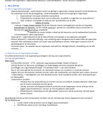Samenvatting Organisatiepsychologie 2018 - 2019
