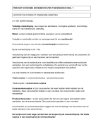 Economie Percent H8 vwo samenvatting