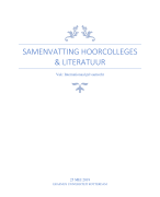 Samenvatting hoorcolleges en literatuur internationaal privaatrecht