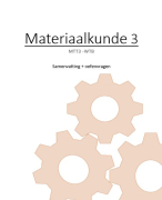 MTT3 - WTB - Samenvatting + oefenvragen