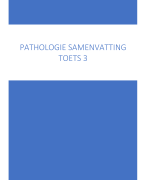Pathologie samenvatting periode 3 