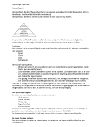 Pedagogiek leerjaar 2, periode 1. Psychologie, orthopedagogiek en filosofie