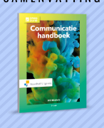 Samenvatting Communicatie Handboek H1, 2, 4 t/m 15