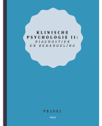 PB2002 - Klinische Psychologie II
