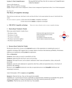 International Strategic Management Lecture 5