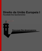 Direito da União Europeia I
