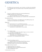 Genetica samenvatting Biologie voor jou 