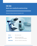 CSI Q1 samenvatting