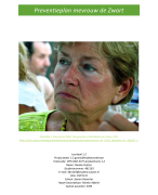 Producttoets 1.2 mevrouw de Zwart