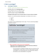 samenvatting sociologie 2018-2019