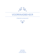 Samenvatting Voorraadbeheer 2018 - 2019