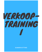 Samenvatting - Verkooptraining I