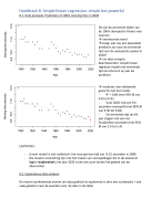 statistiek 4, deel regressie