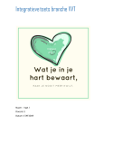 Intergratieve toets Branche VVT - Verzorgende-IG / Doorstroom verpleegkundige Leerjaar 3 