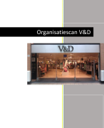 Onderzoek/Organisatiescan V&D voor het vak Organisatie en Management: