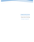 Onderzoek voor het vak Organisatie & Gedrag  / Gedrag in organisaties