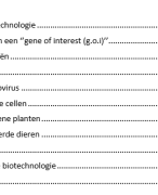 HU Samenvatting Biotechnologie Jaar 3 Life Science, specialisatie BMR 2019/2020