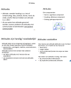 H2 Kennis A sociale psychologie