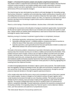 Financial Statement Analysis Summary