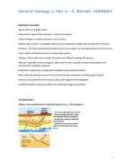 Summary for Geology