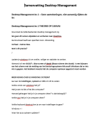 Aantekeningen Desktop Management/fITness KDG EPM1