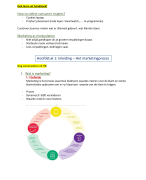 Samenvatting Marketing 2de bachelor Handelswetenschappen