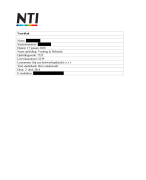 NTI Tentamenopdracht Methode van onderzoek II 