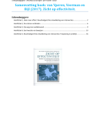 Samenvatting boek Zicht op effectiviteit, versie 2017, H1 t/m H5, gedrags- en opvoedingsproblemen, p