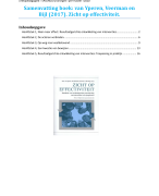 Samenvatting boek Zicht op effectiviteit, versie 2017, H1 t/m H5, gedrags- en opvoedingsproblemen, pre-master Orthopedagogiek SPO/RUG Groningen 2020